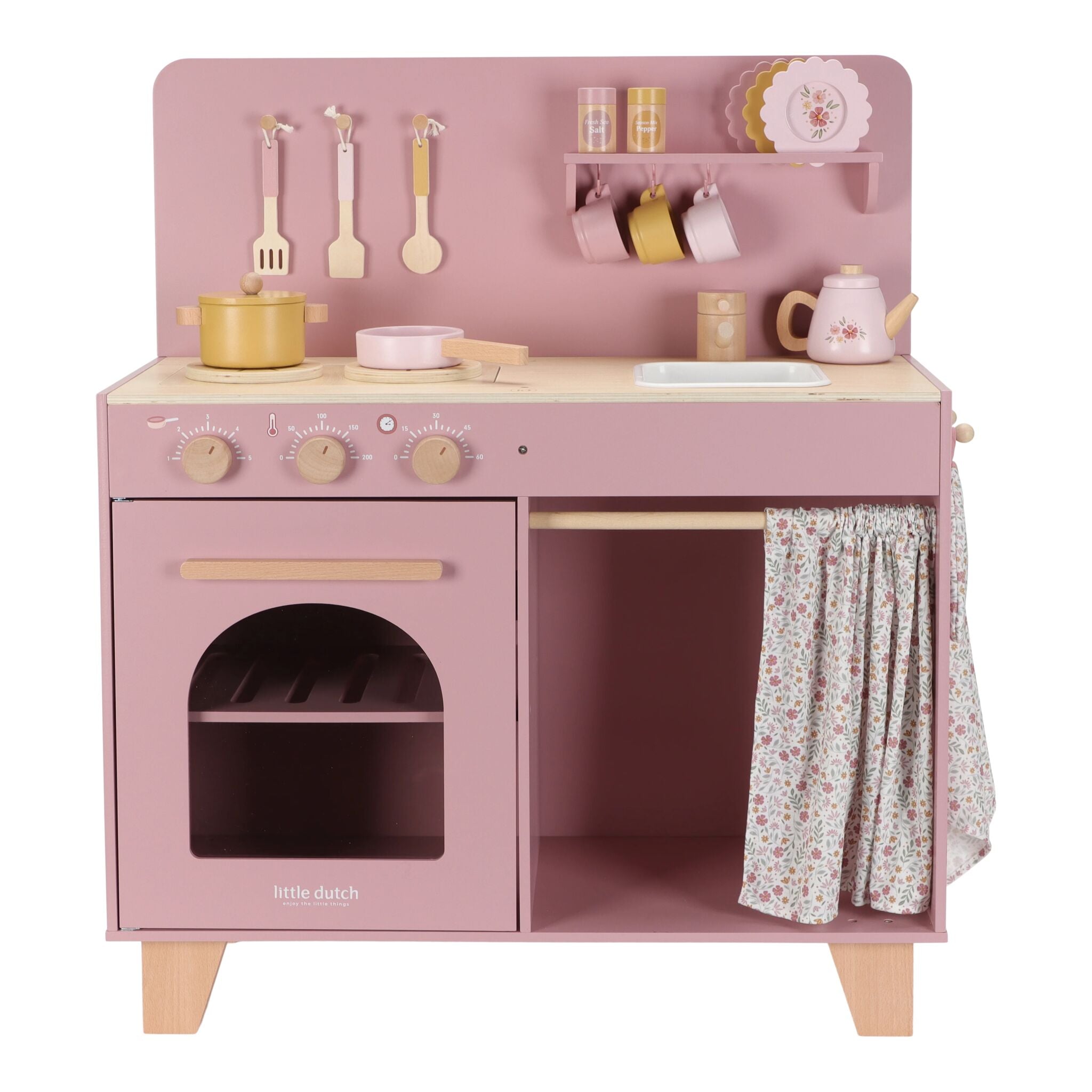 Little Dutch Wooden Play Kitchen – Pink