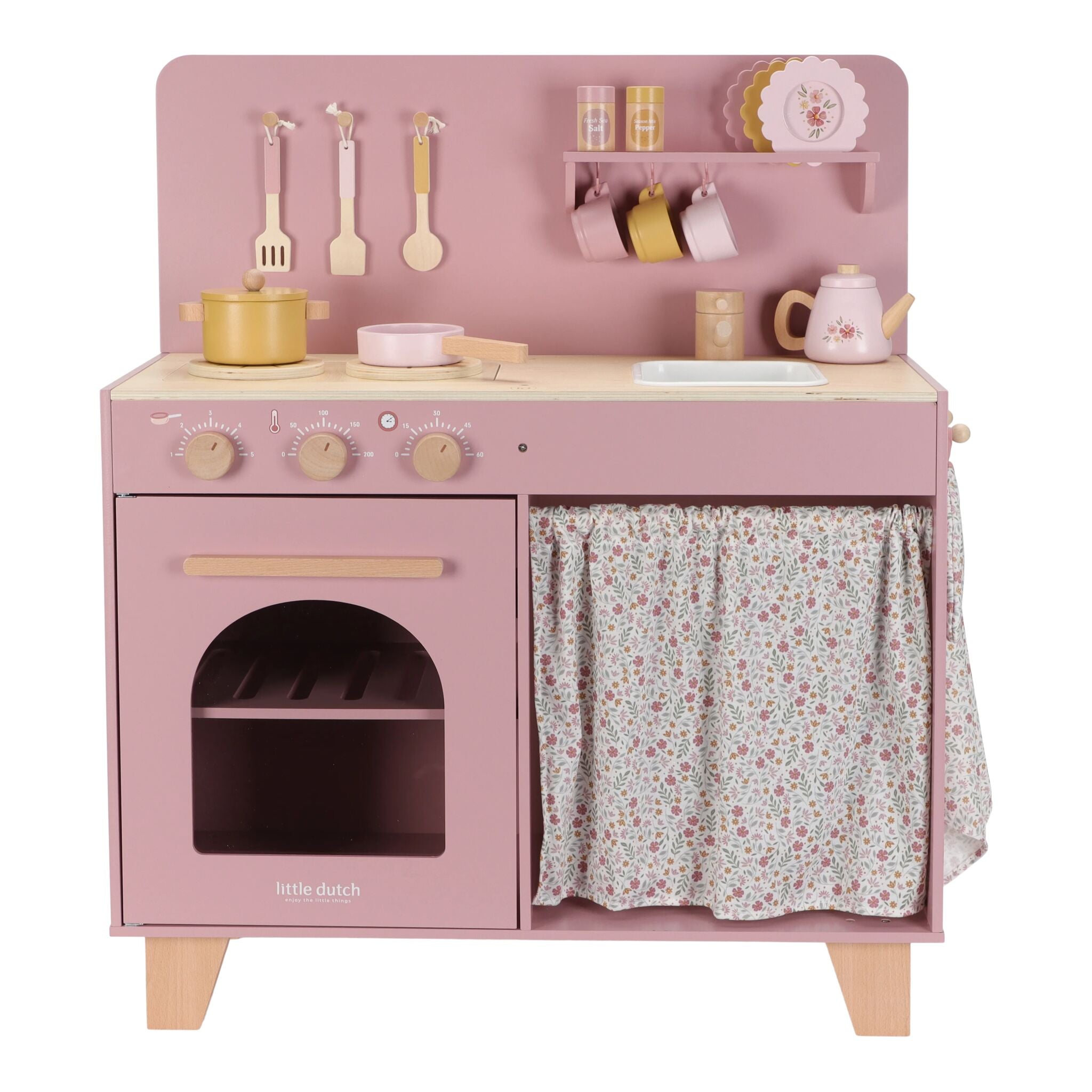 Little Dutch Wooden Play Kitchen – Pink
