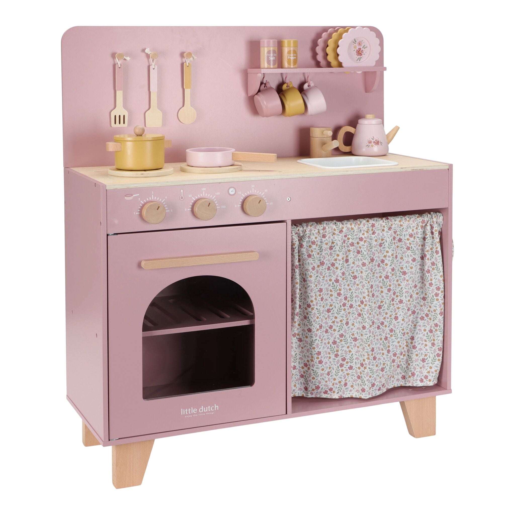 Little Dutch Wooden Play Kitchen – Pink