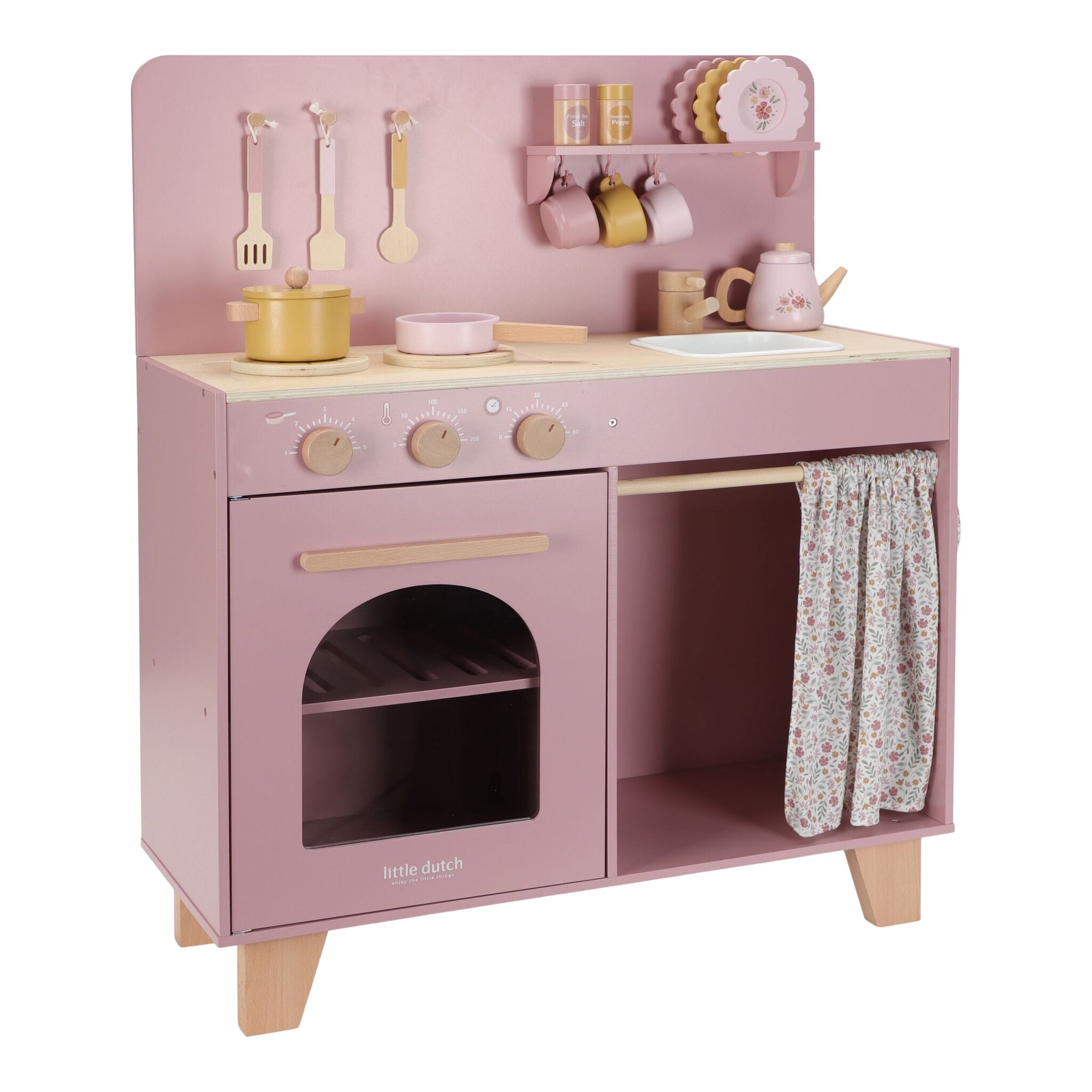 Little Dutch Wooden Play Kitchen – Pink