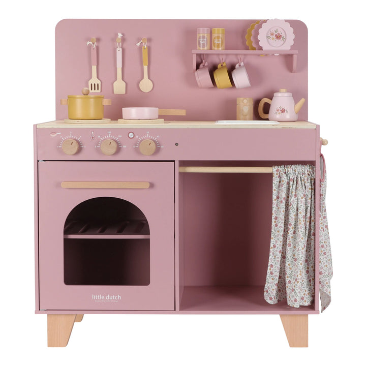 Little Dutch Wooden Play Kitchen – Pink