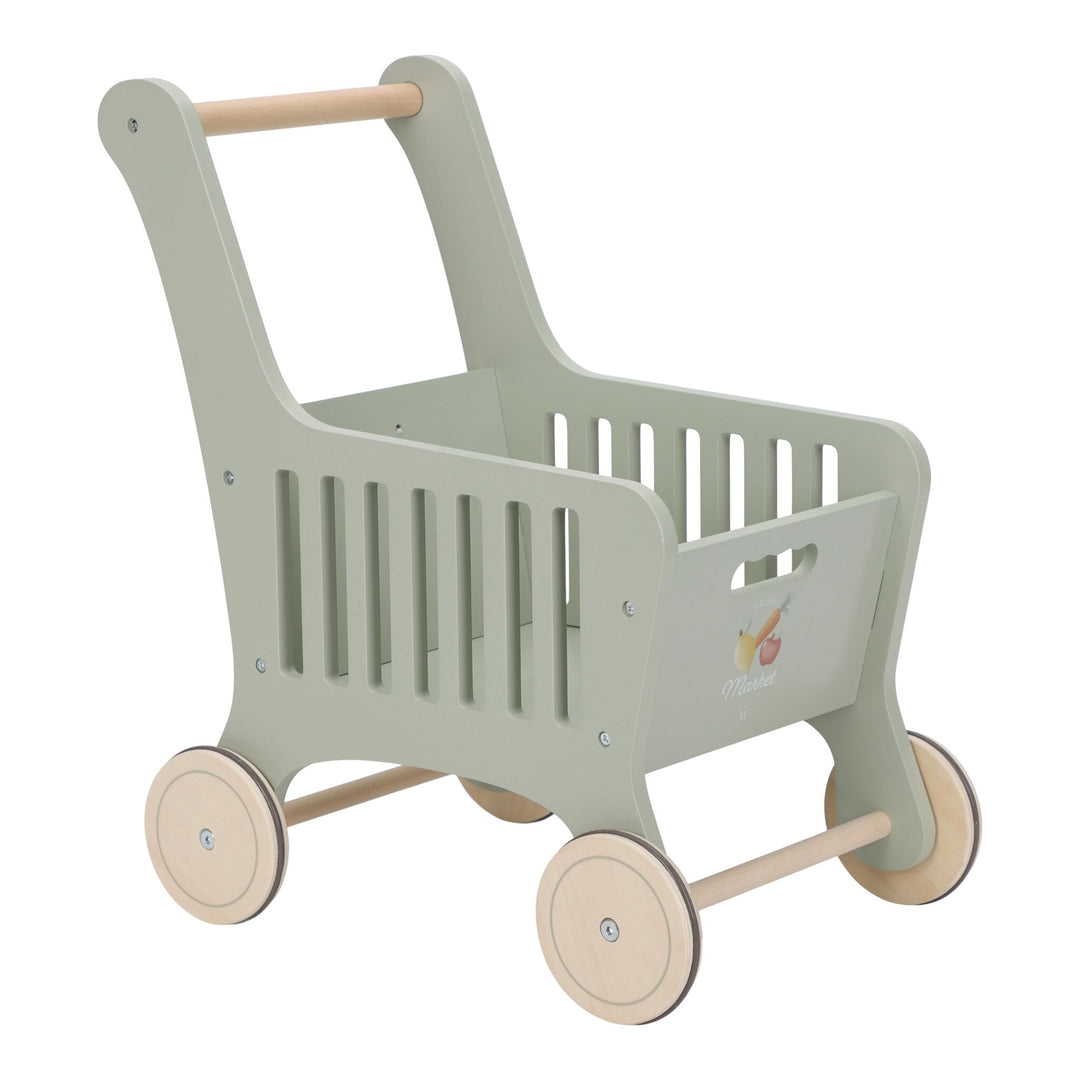 Little Dutch Wooden Shopping Trolley