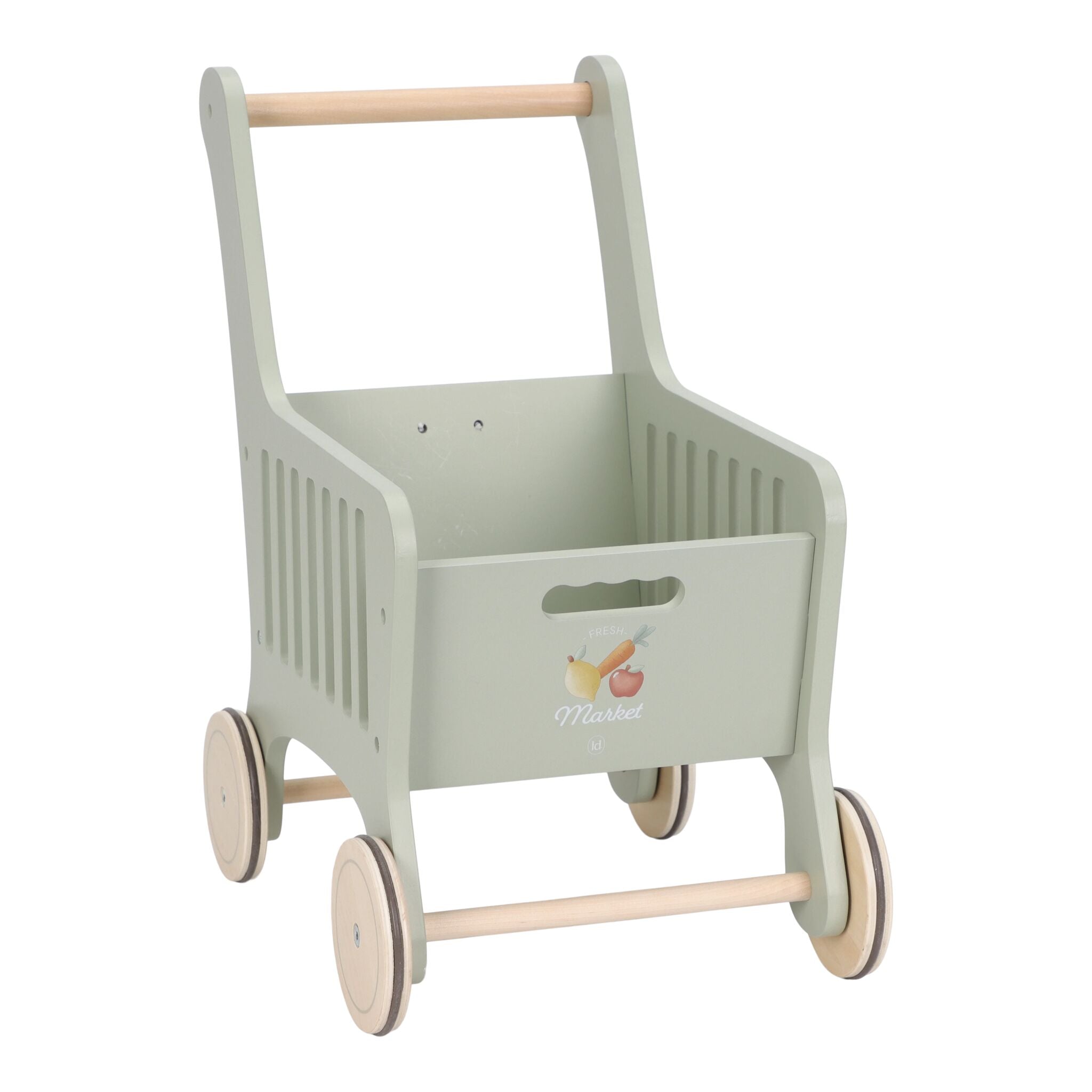 Little Dutch Wooden Shopping Trolley