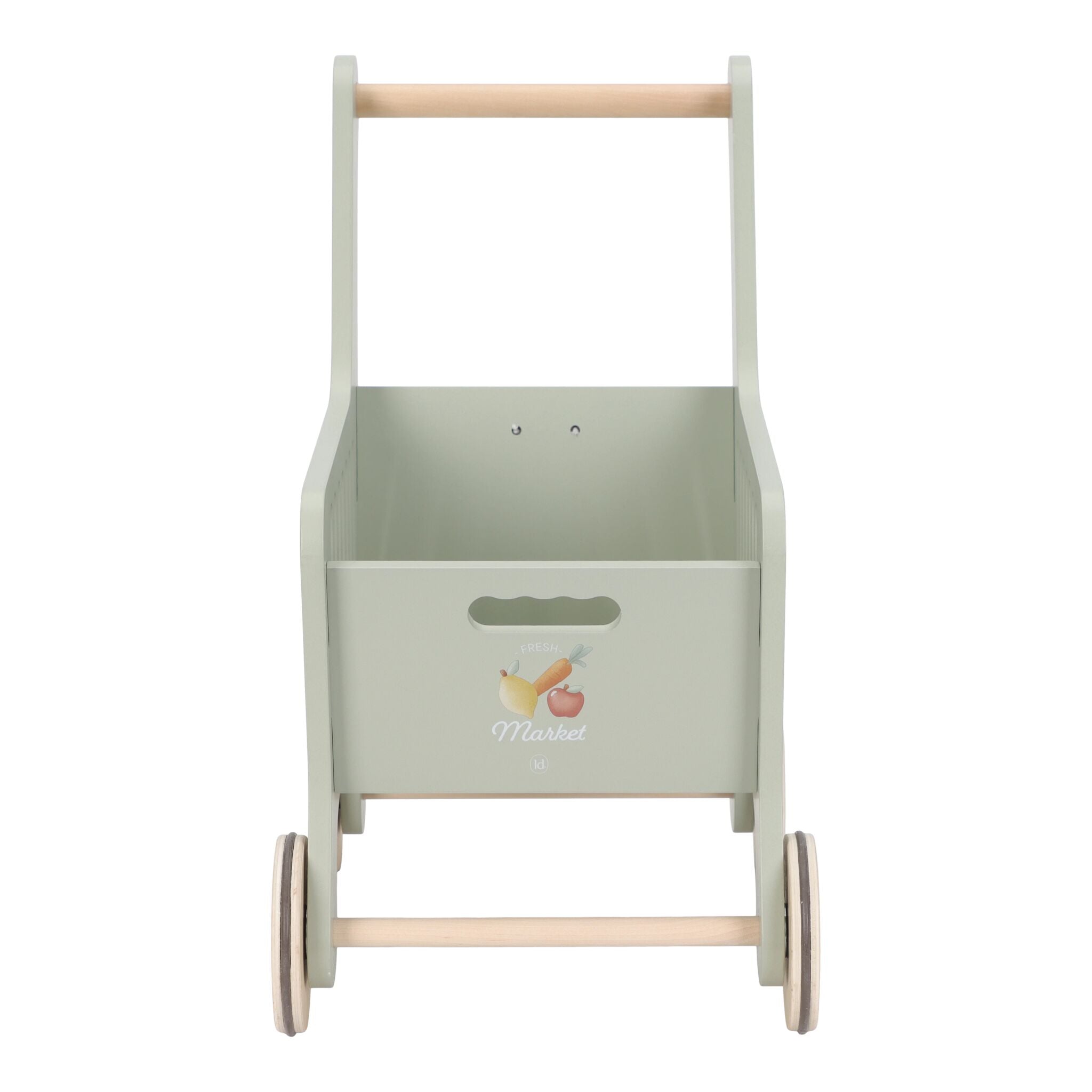 Little Dutch Wooden Shopping Trolley