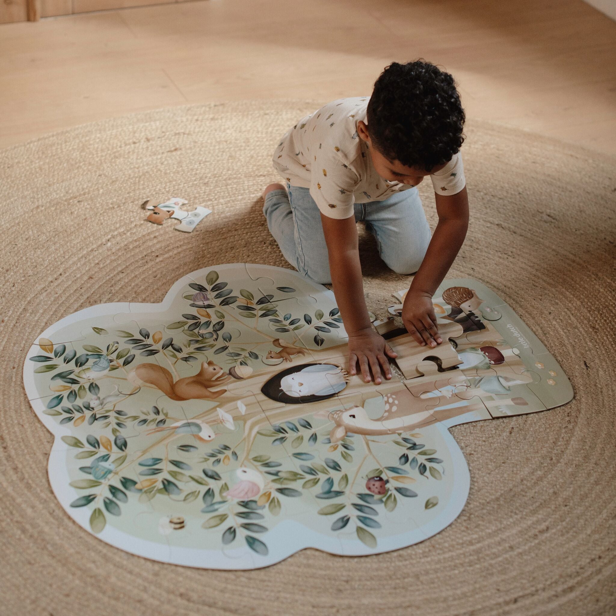 Little Dutch Floor Puzzle – Forest Friends (37 Piece)