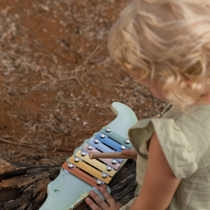 Little Dutch Safari Friends Xylophone – Crocodile