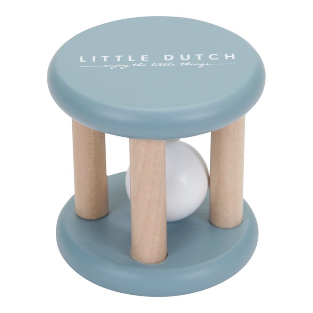 Little Dutch Roller Wooden Rattle – Ocean