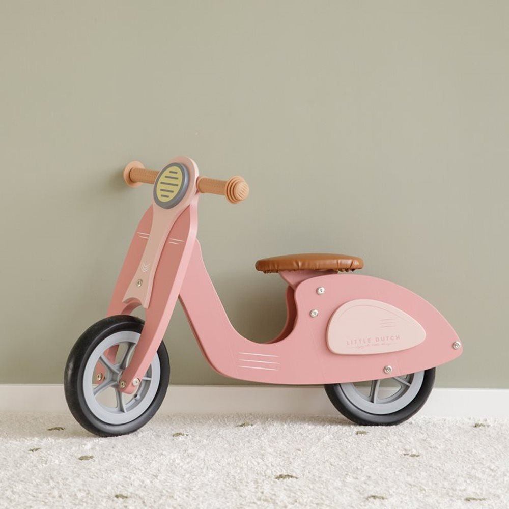 little-dutch-wooden-scooter-pink-5