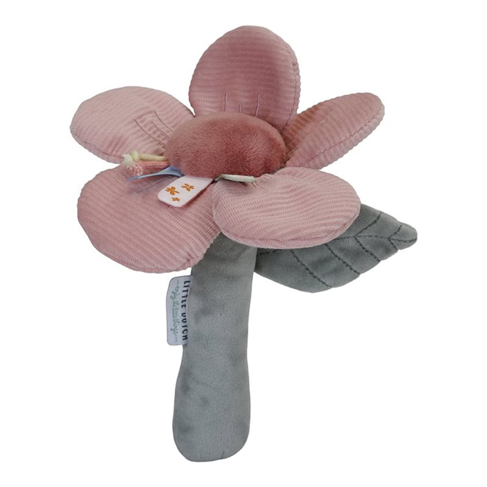 Little Dutch Pink Flower Rattle – Flowers & Butterflies
