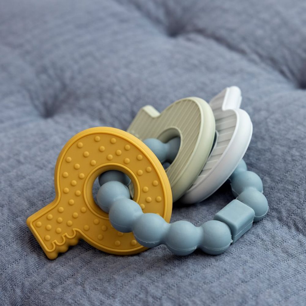 Little Dutch Keychain Teether – Blue