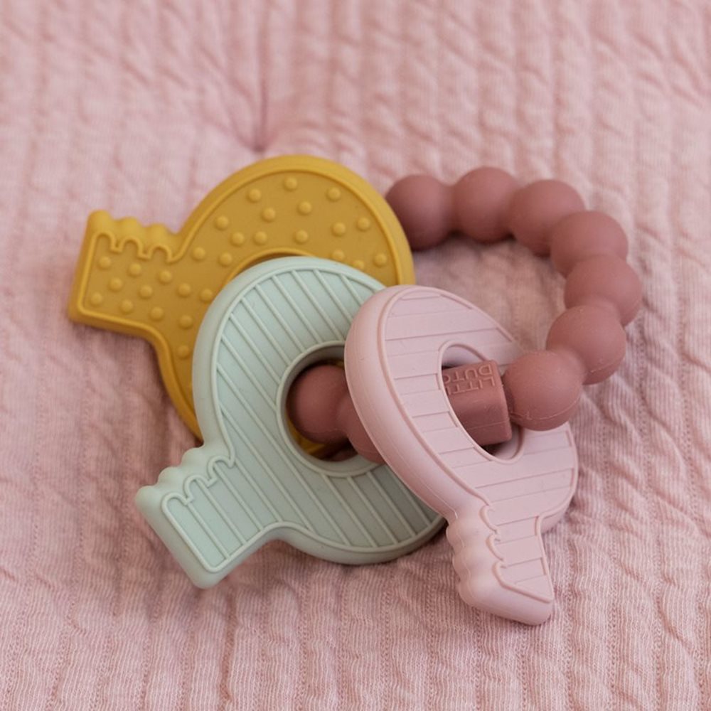 Little Dutch Keychain Teether – Pink