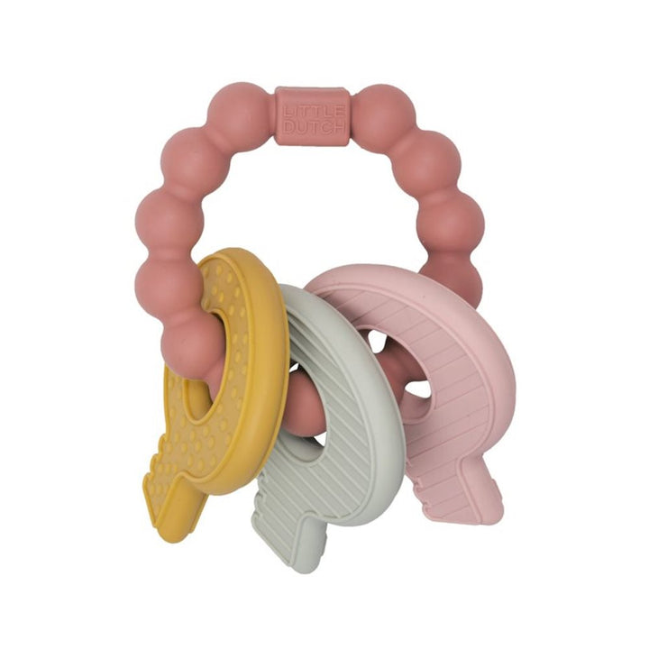 Little Dutch Keychain Teether – Pink