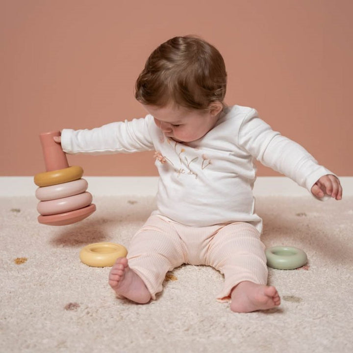 Little Dutch Rocking Ring Stacker – Pink