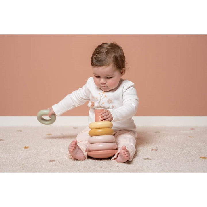 Little Dutch Rocking Ring Stacker – Pink