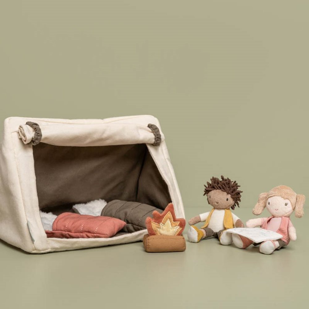 Little Dutch Jake & Anna Doll Playset – Camping