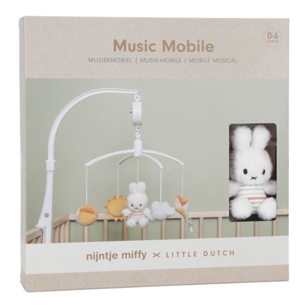 Little Dutch x Miffy Musical Mobile – Vintage Sunny Stripes