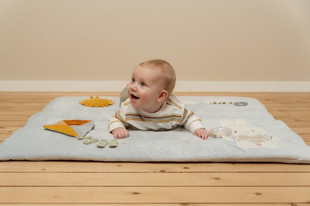 Little Dutch x Miffy Baby Playmat – Vintage Sunny Stripes