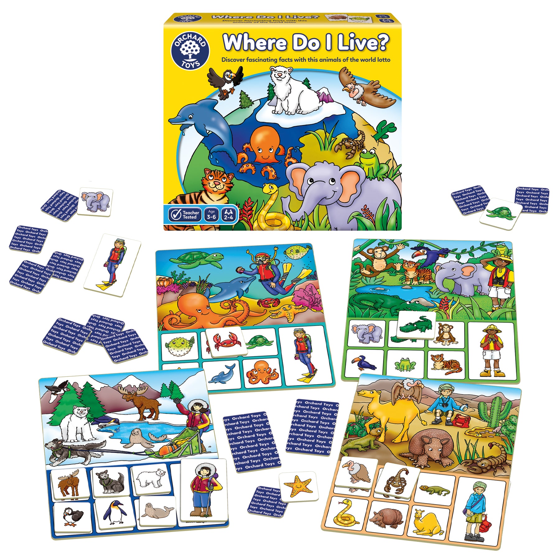 Orchard Toys Where do I Live Game