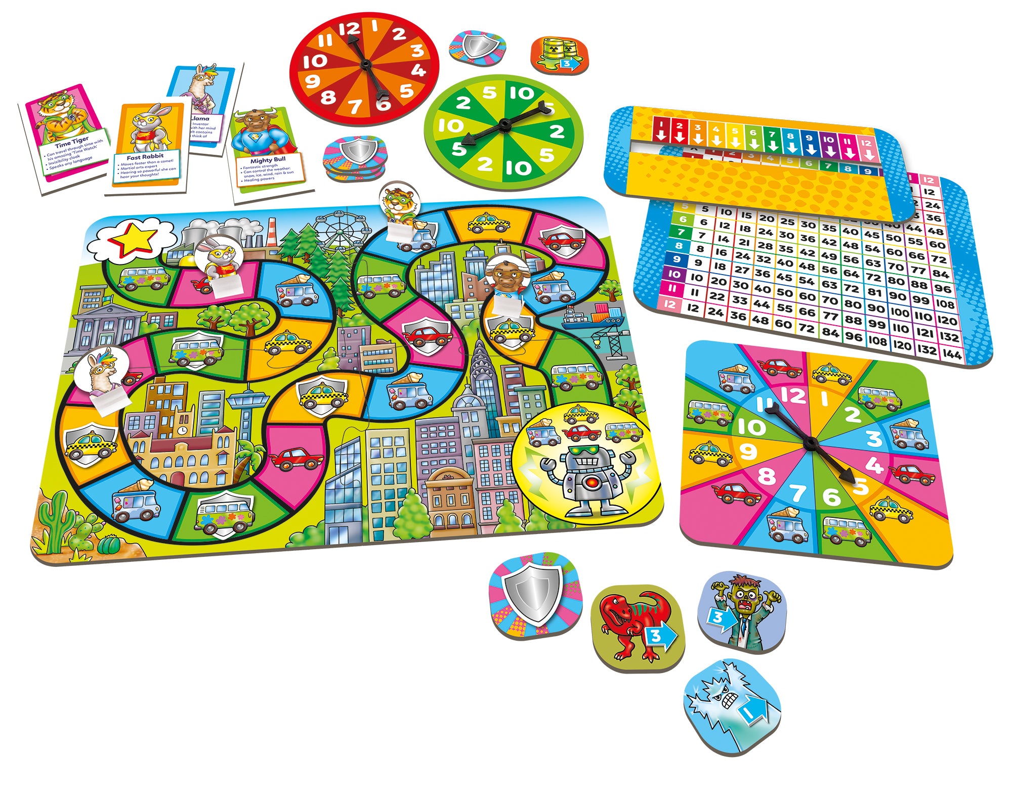 Orchard Toys Times Tables Heroes 2-in-1 Game