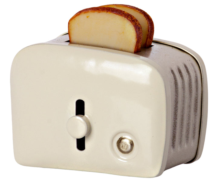 Maileg Miniature Toaster with Bread – Off White