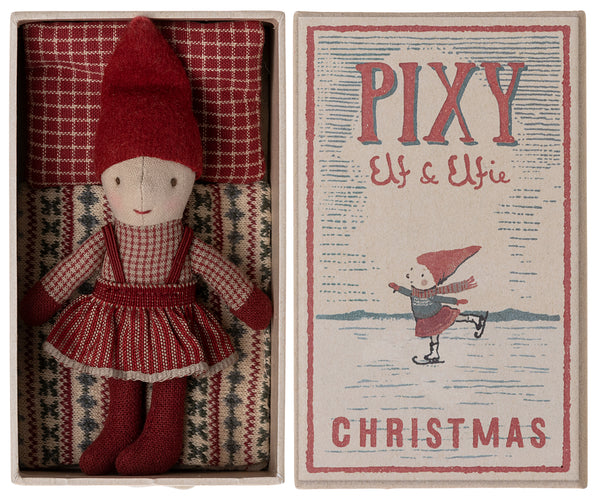 Maileg Christmas Pixy in Matchbox – Elfie