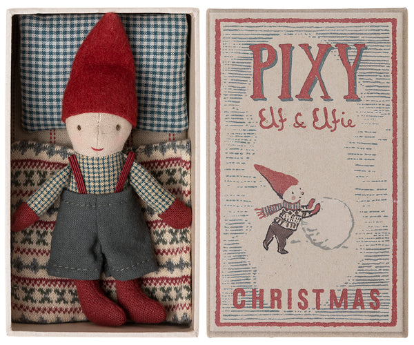 Maileg Christmas Pixy in Matchbox – Elf