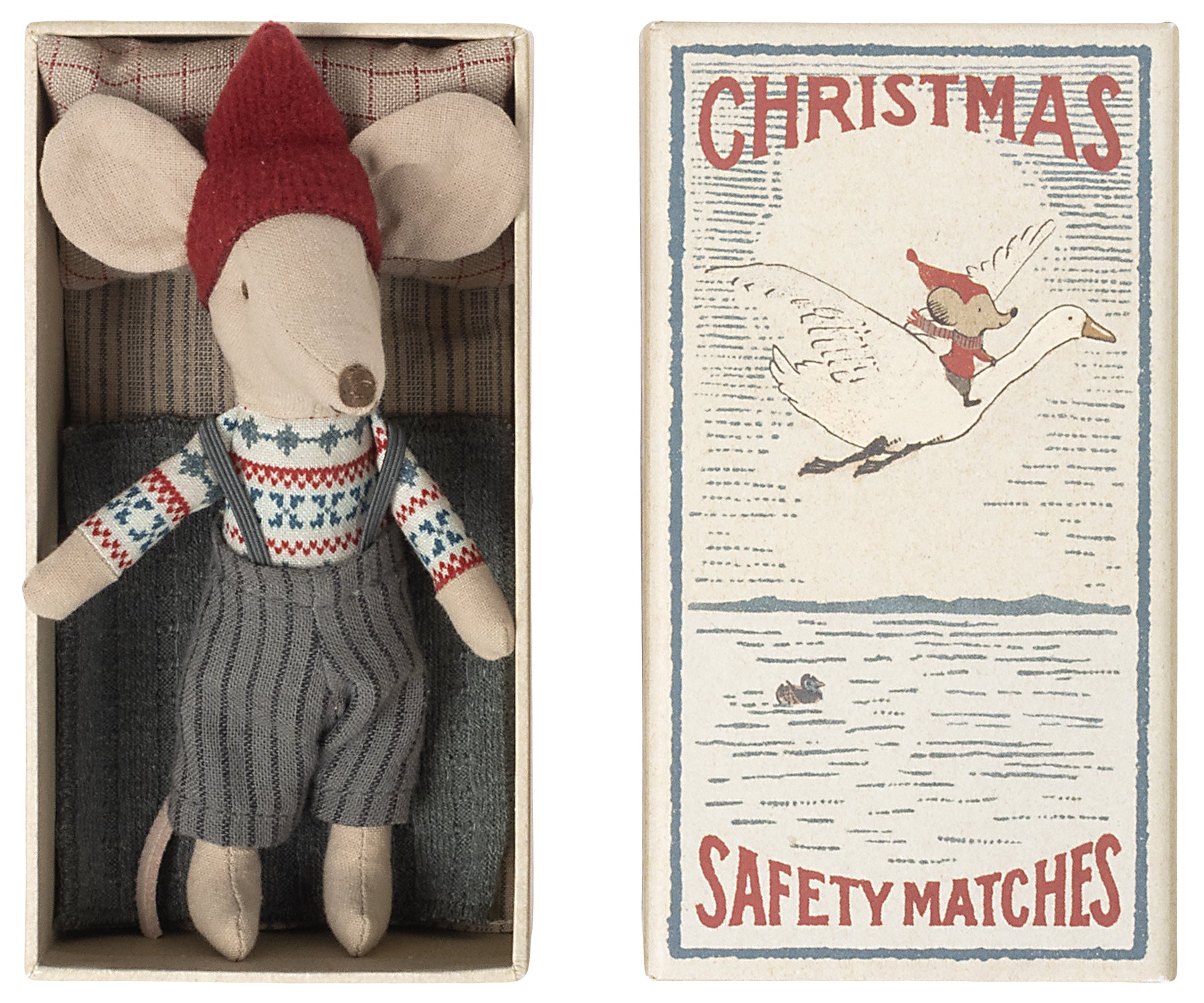 Maileg Christmas Mouse in Matchbox – Big Brother