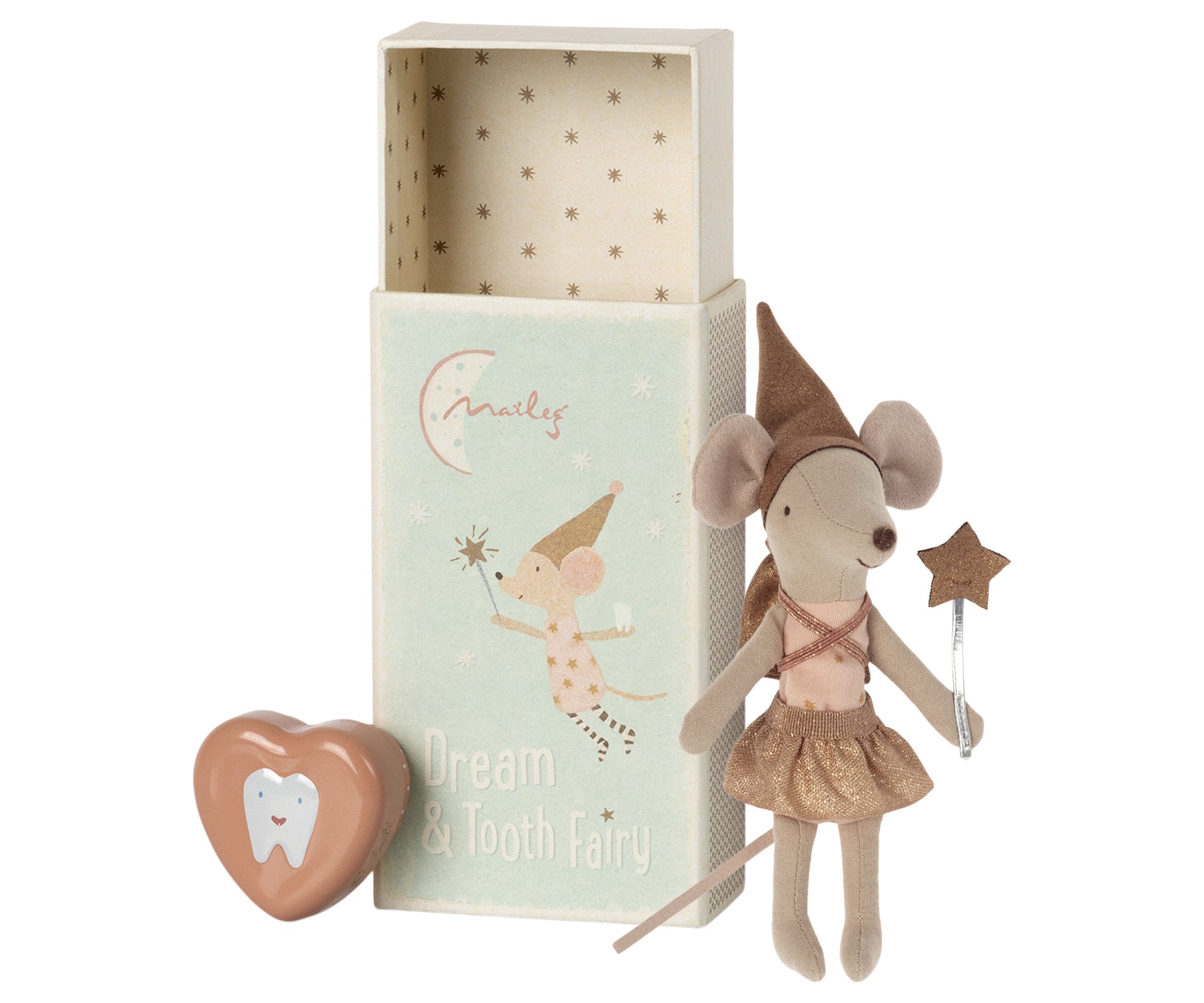 Maileg Tooth Fairy Mouse in Matchbox – Big Sister