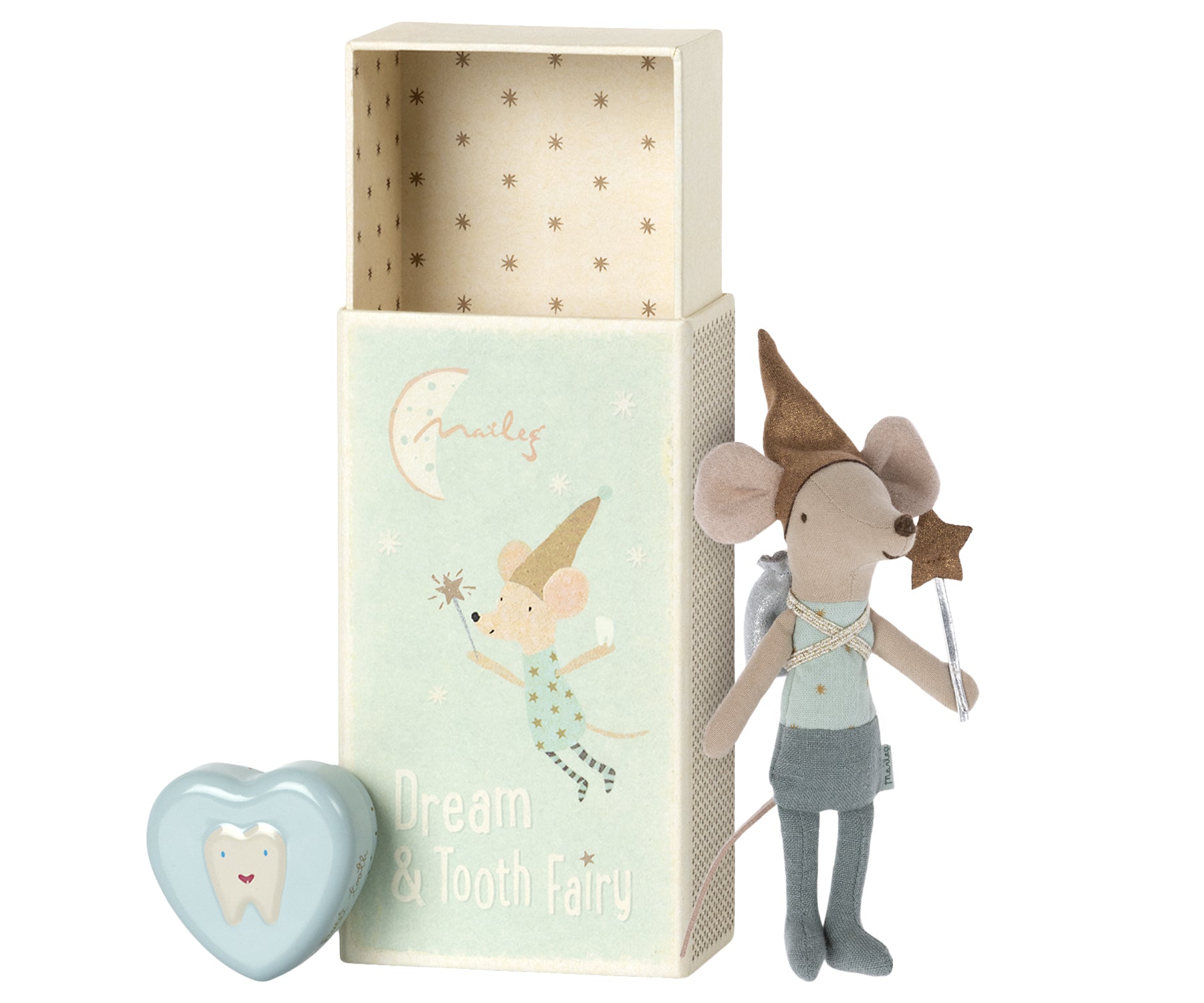 Maileg Tooth Fairy Mouse in Matchbox – Big Brother