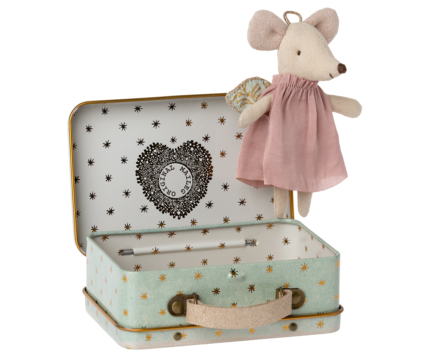 Maileg Guardian Angel Mouse in Suitcase – Little Sister