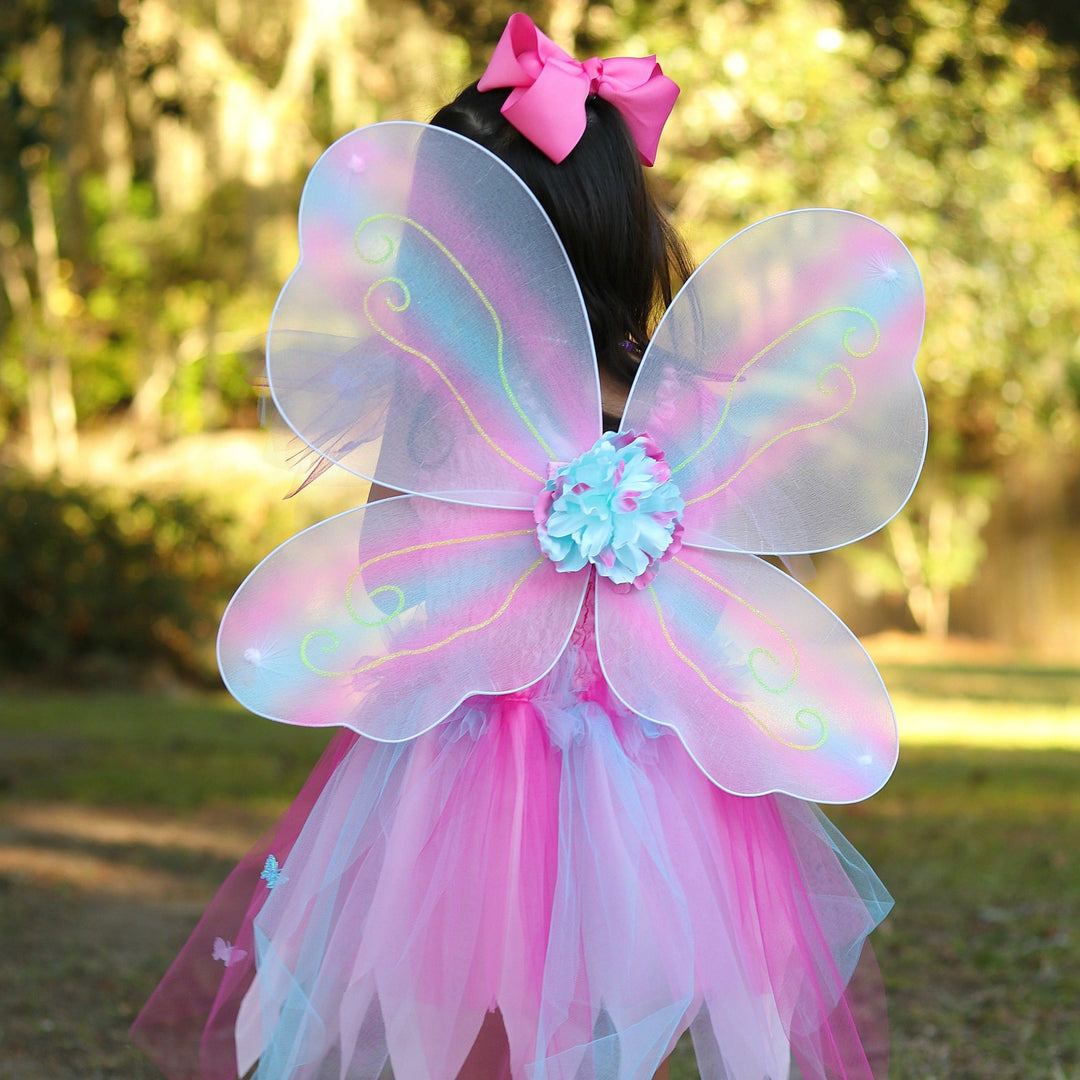 Great Pretenders Butterfly Dress with Wings &amp; Wand Play Costume Set