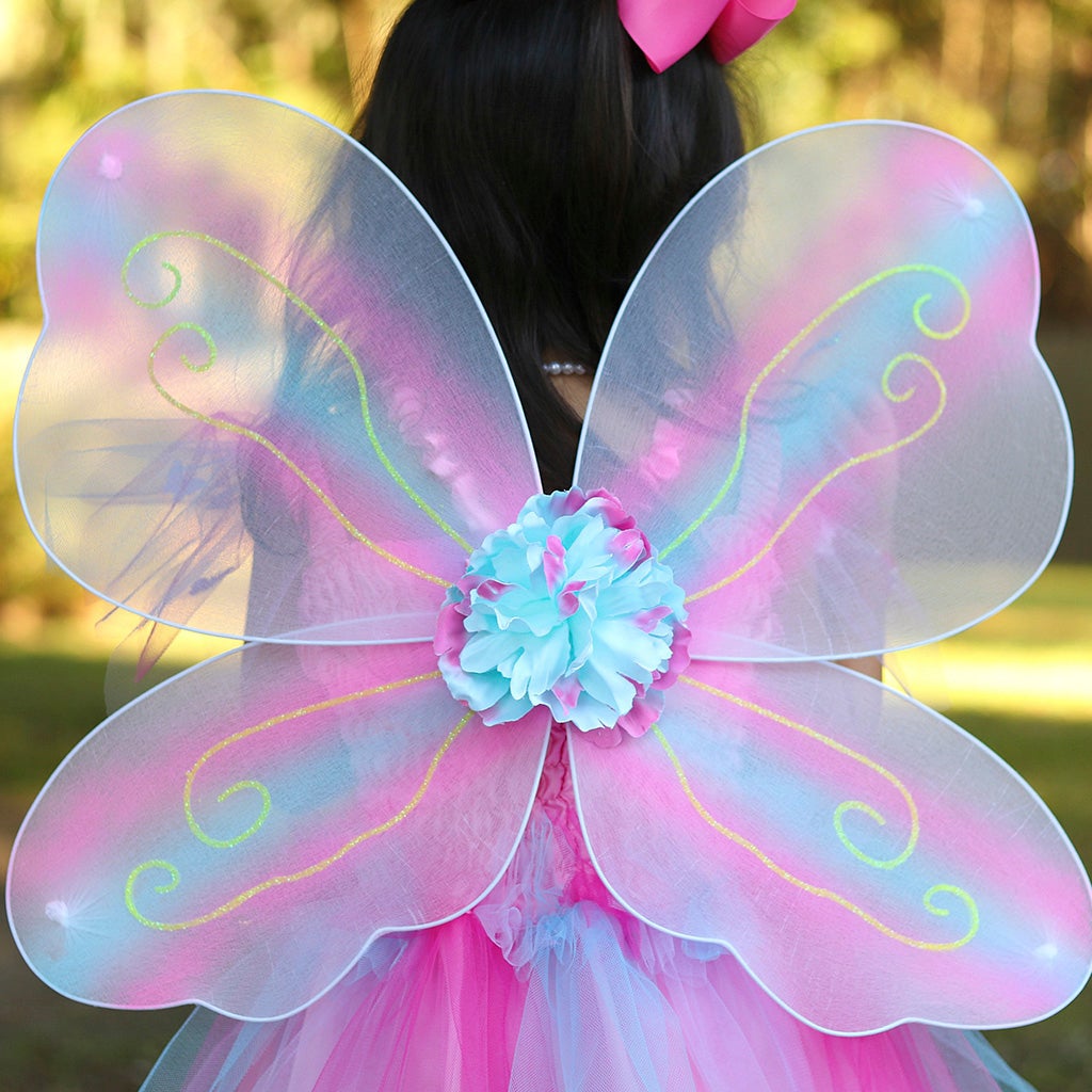 Great Pretenders Butterfly Dress with Wings &amp; Wand Play Costume Set