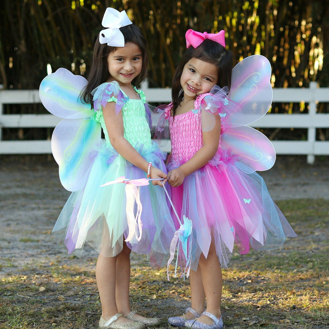 Great Pretenders Butterfly Dress with Wings &amp; Wand Play Costume Set