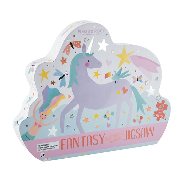 Floss & Rock Fantasy Shaped Puzzle – 80 Piece