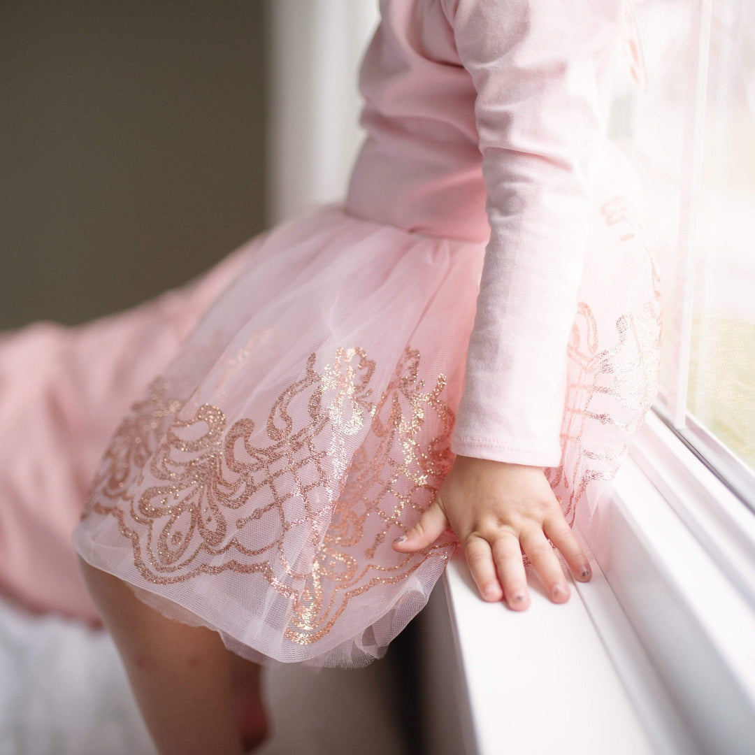 Great Pretenders Fairy Rose Gold Tutu Skirt &amp; Wings Play Costume Set