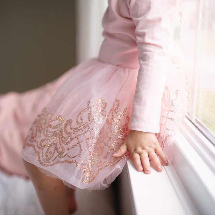 Great Pretenders Fairy Rose Gold Tutu Skirt &amp; Wings Play Costume Set