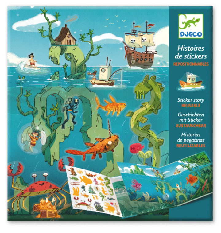 Djeco Adventures at Sea Sticker Stories