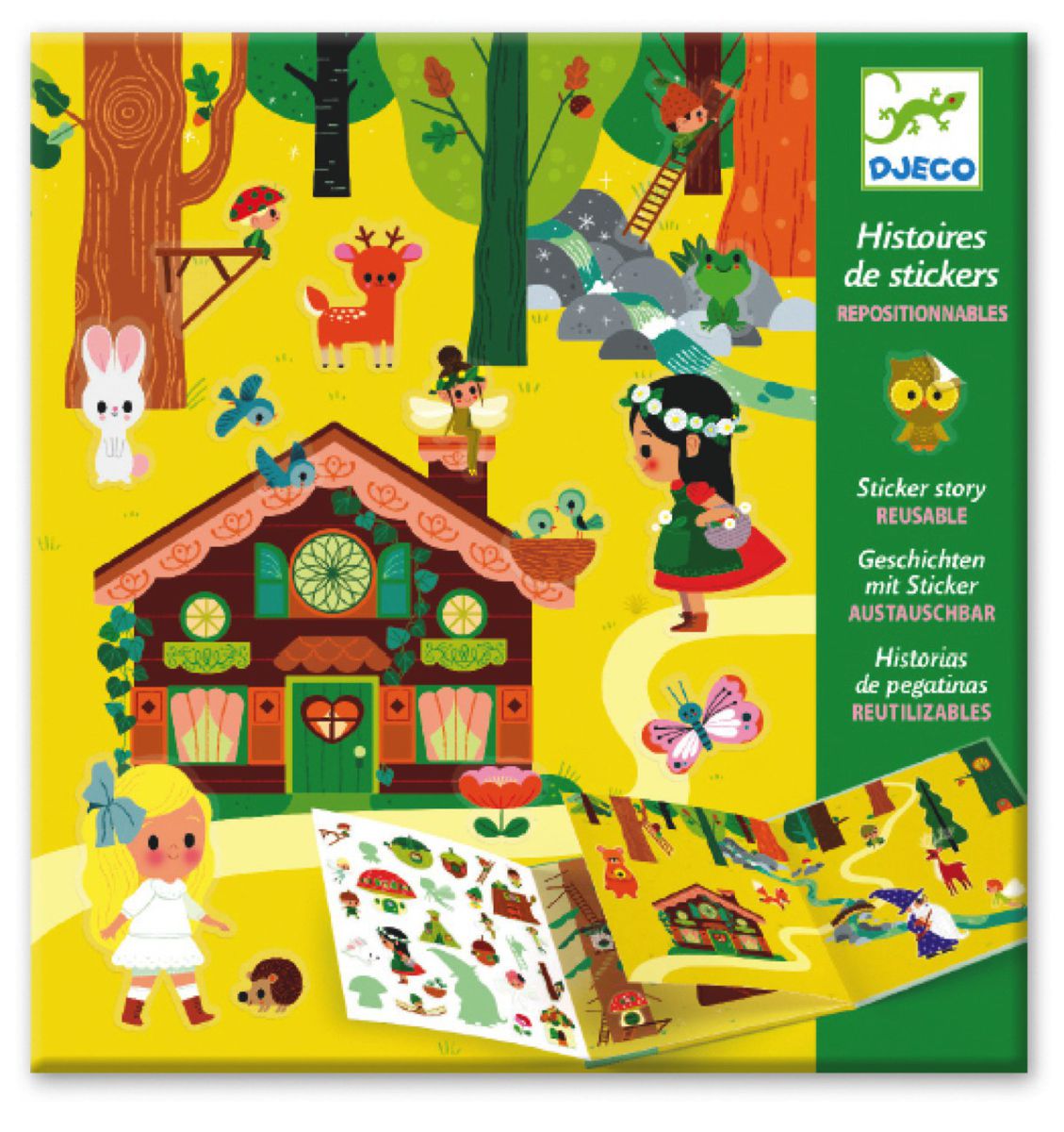 Djeco The Magical Forest Sticker Stories