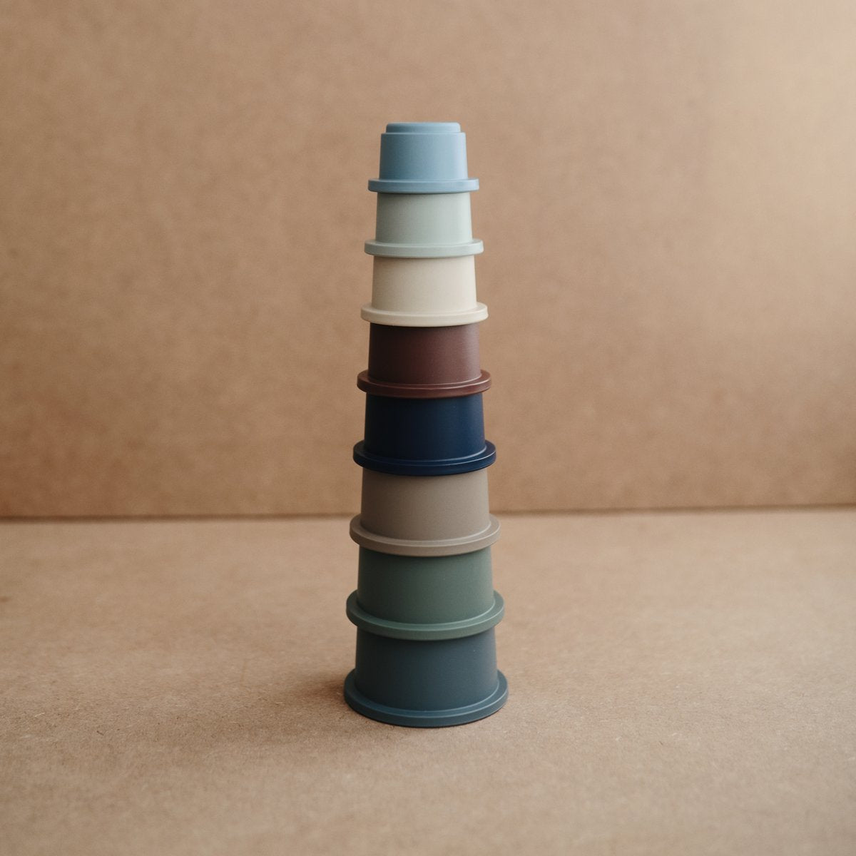 Mushie Stacking Tower Cups – Forest