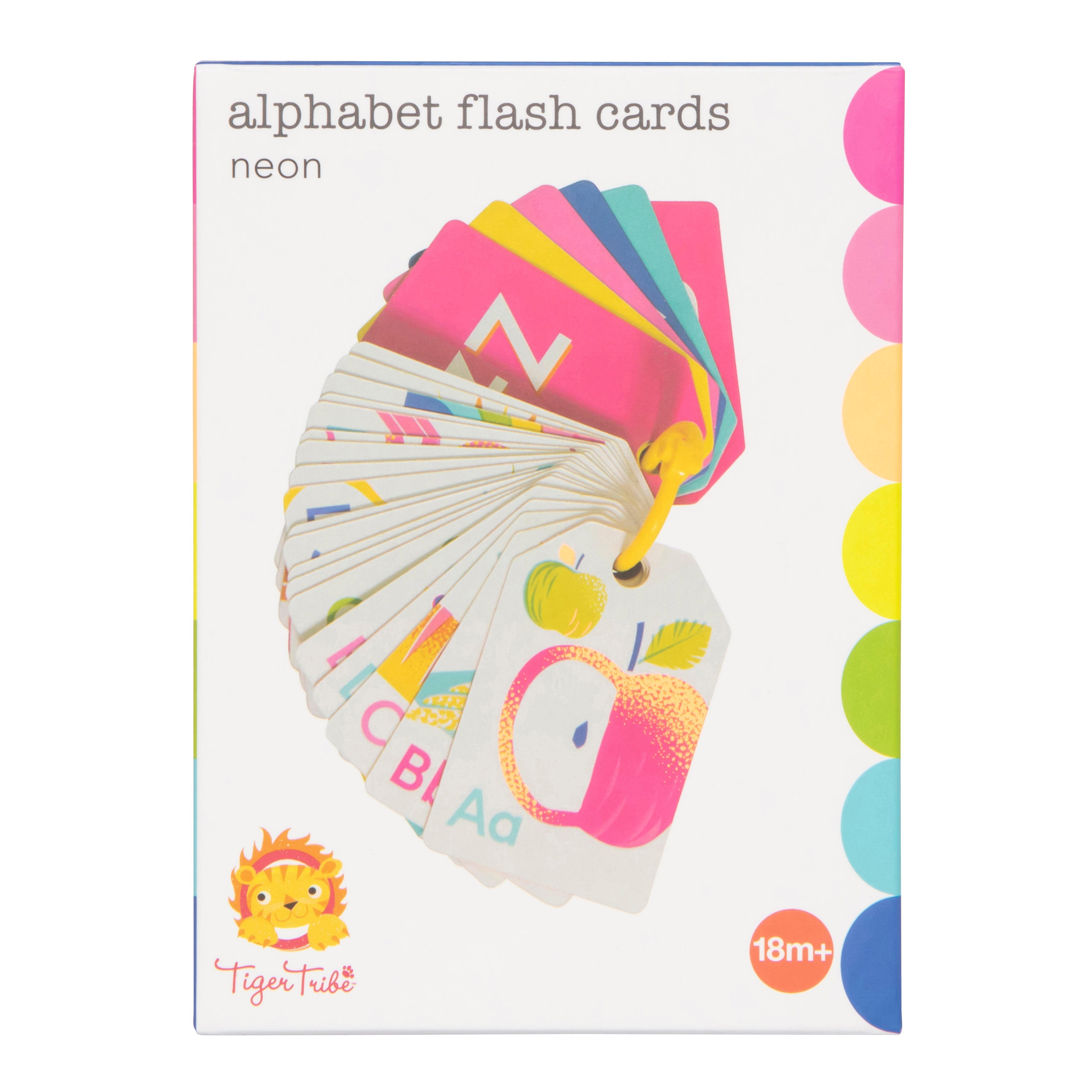 Tiger Tribe Alphabet Flash Cards – Neon