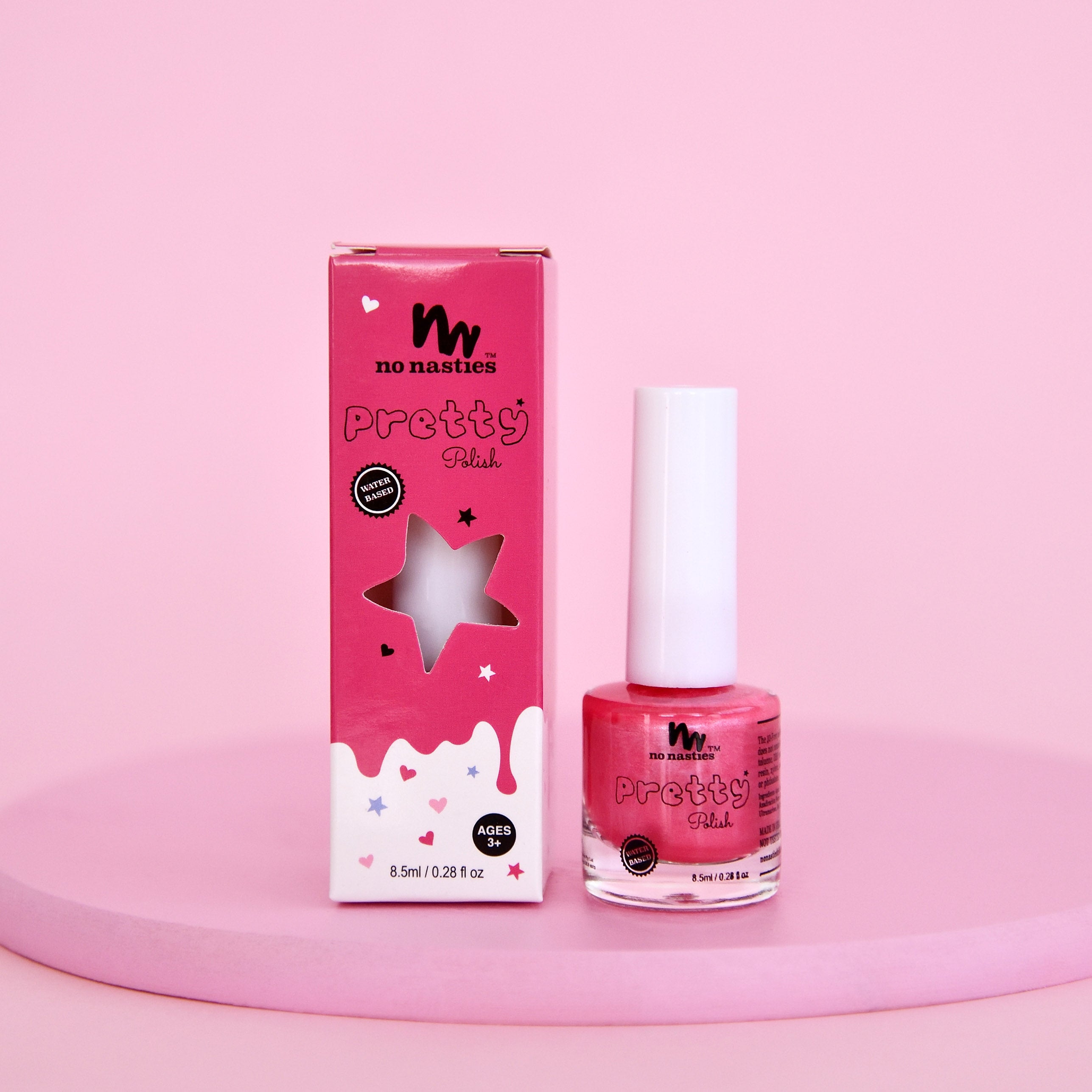 No Nasties Kids Peelable Nail Polish – Pretty Bright Pink