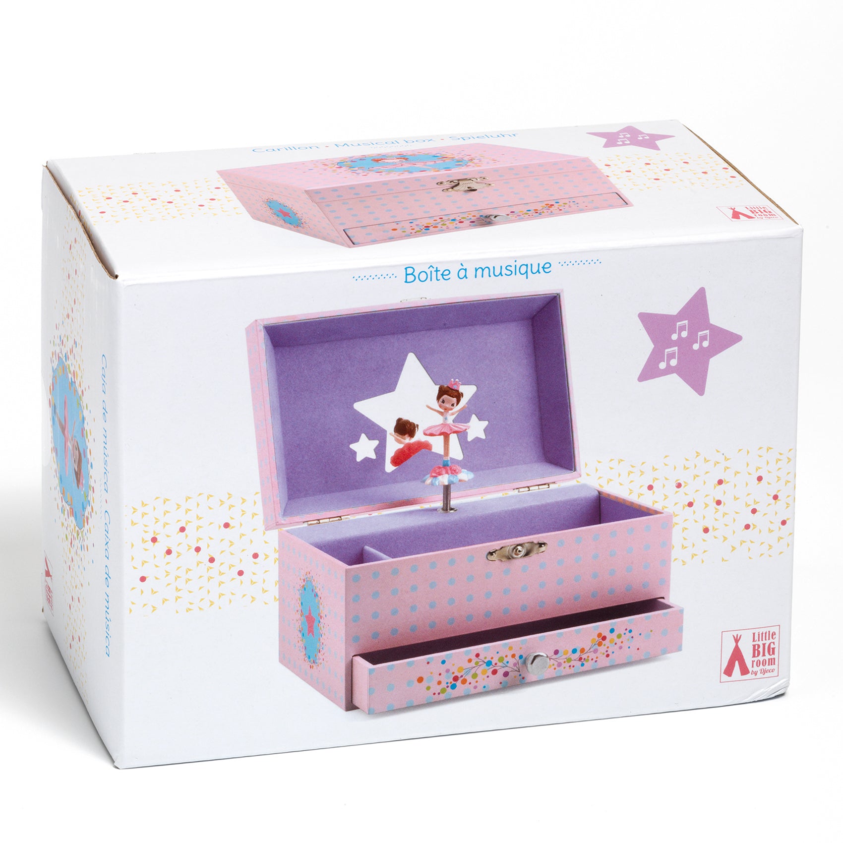 Djeco Wooden Musical Jewellery Box – The Ballerina's Melody