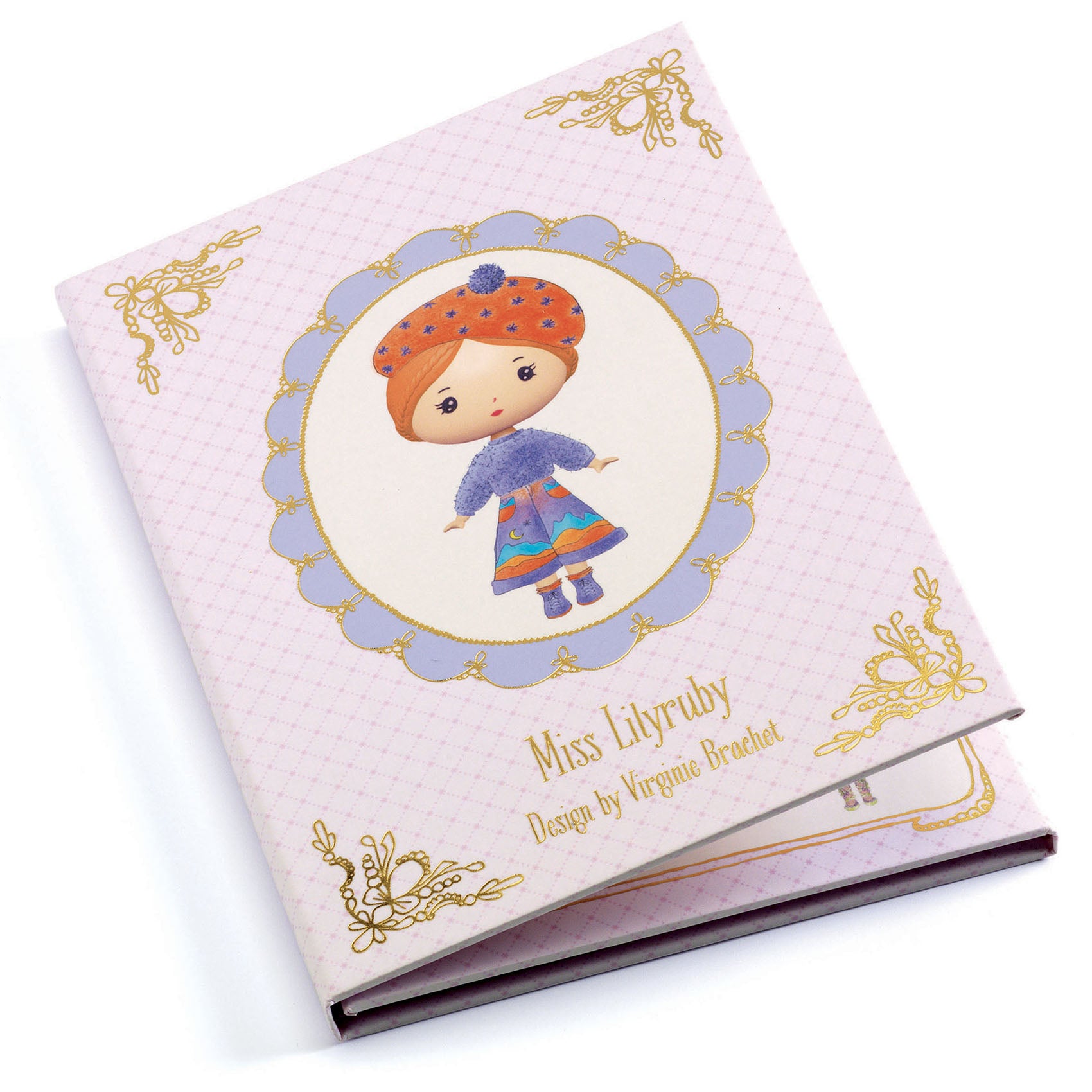 Djeco Tinyly Miss Lilyruby with Reusable Stickers