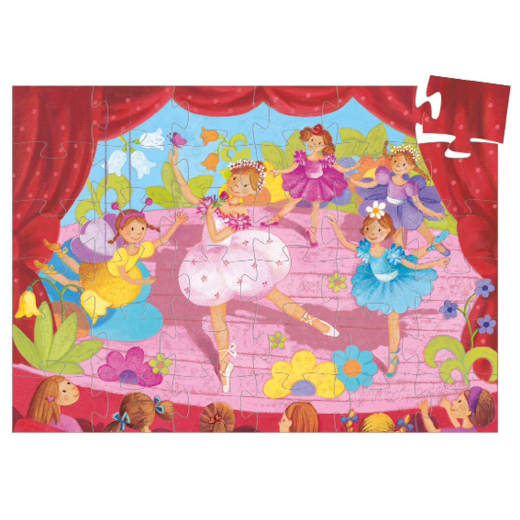 Djeco The Ballerina with the Flower Puzzle – 36 Piece