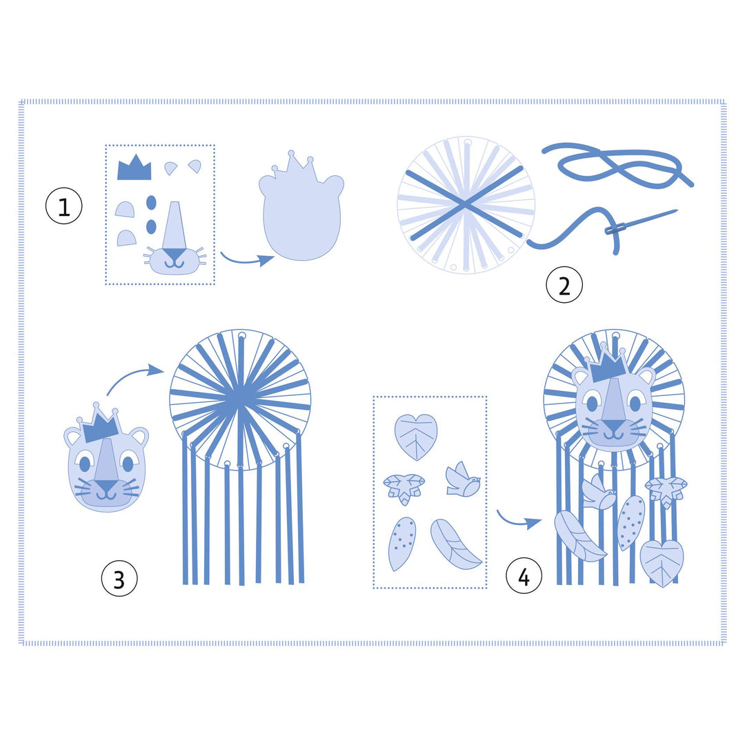 Djeco Do It Yourself My First Dreamcatcher – Little Lion