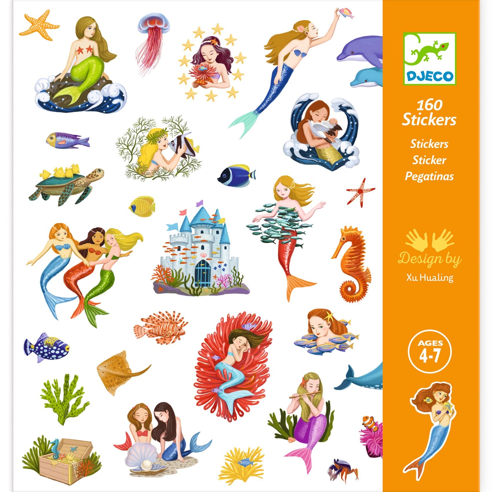 Djeco Mermaids Sticker Collection
