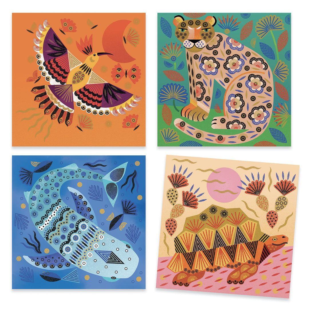 Djeco Stamps – Patterns &amp; Animals