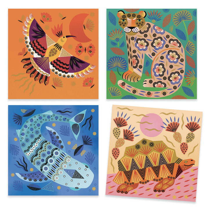 Djeco Stamps – Patterns &amp; Animals