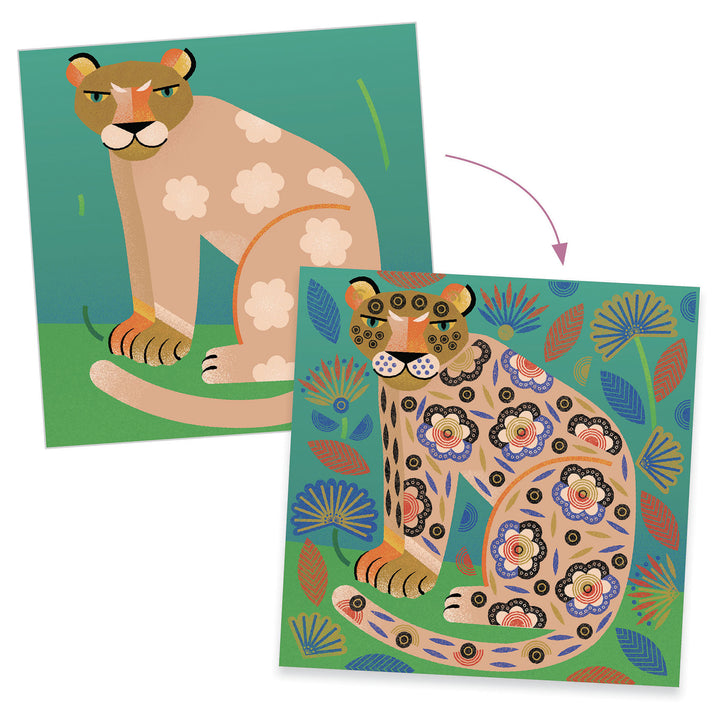 Djeco Stamps – Patterns &amp; Animals