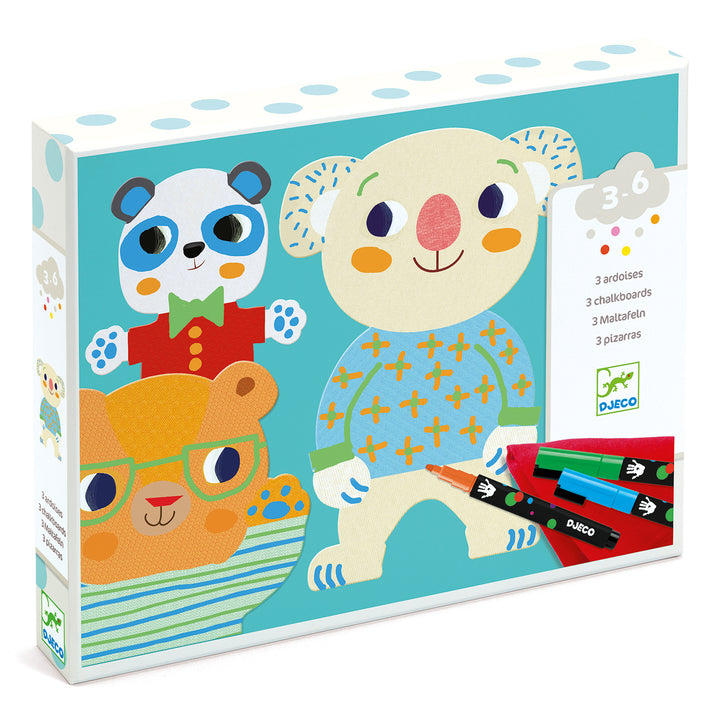 Djeco Chalkboard Cuties Colouring Set